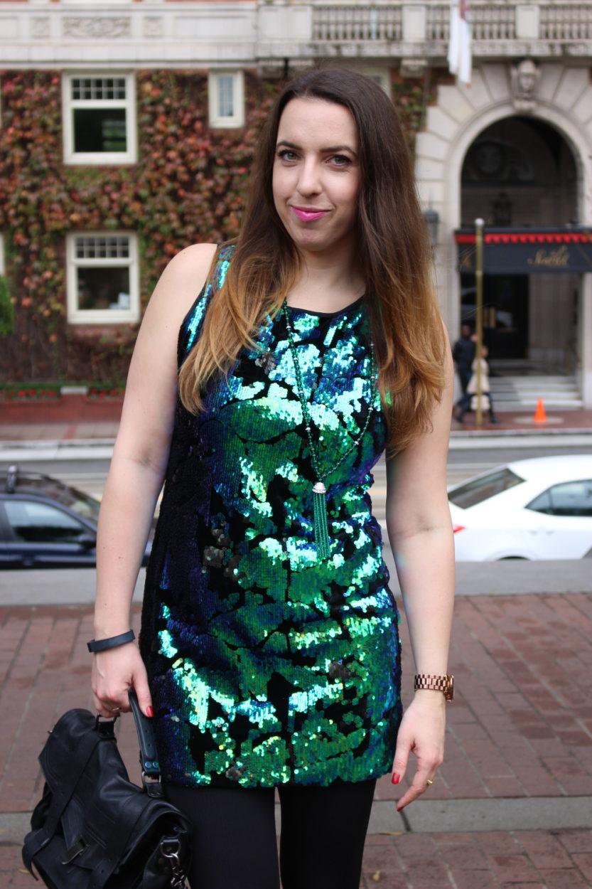 sequin dress