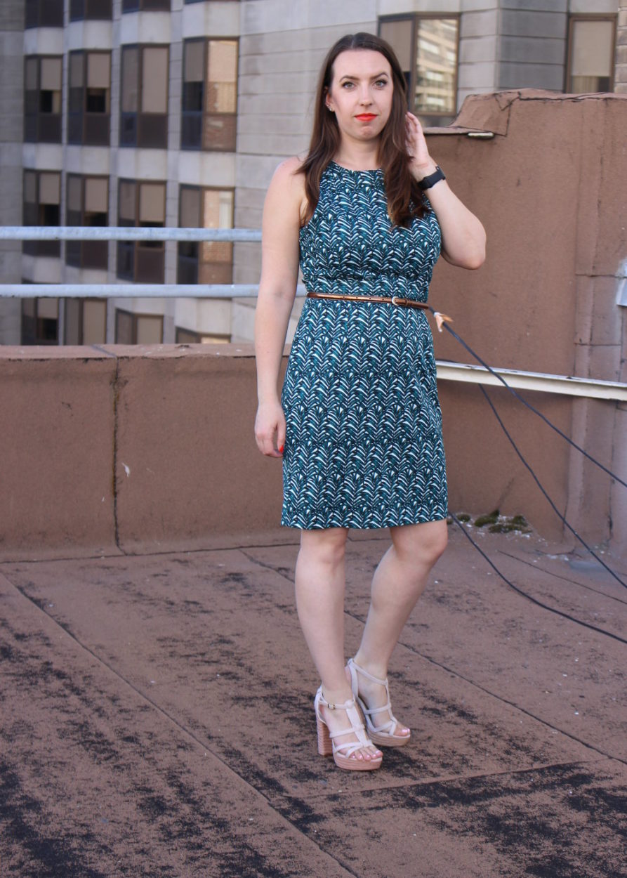 affordable palm tree dress