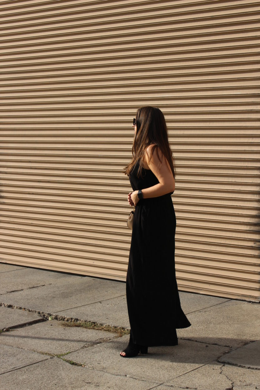 asos black jumpsuit for holiday - sf fashion blogger