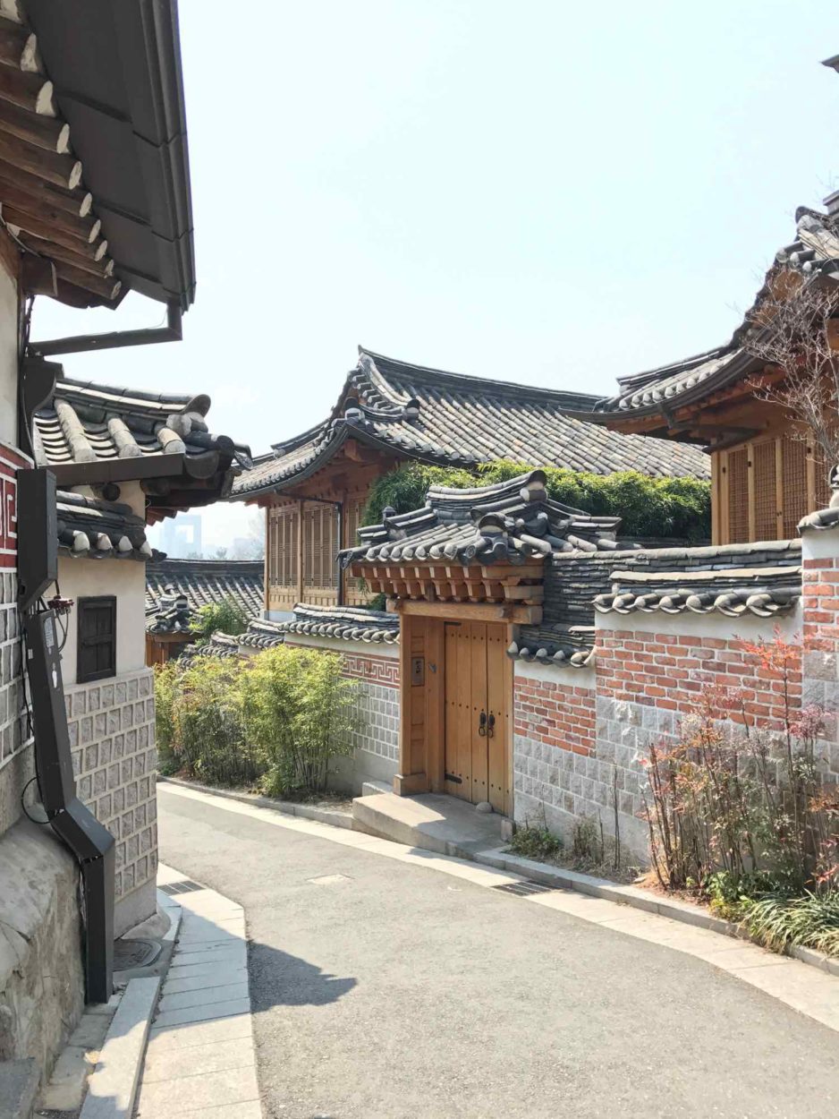 bukchon hanok village in seoul, south korea