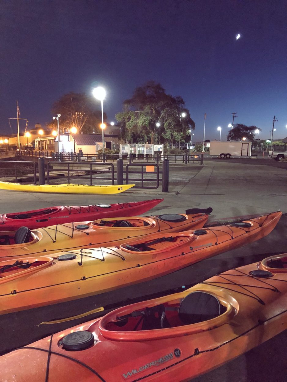 REI Outdoor Classes Moonlight Kayak Class