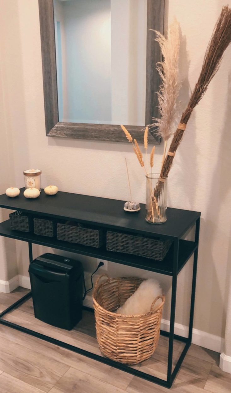 Fall Console Table Styling