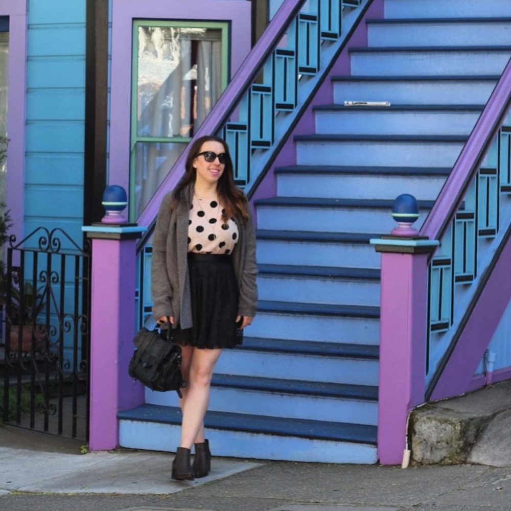 Castro San Francisco Purple Blue Teal House