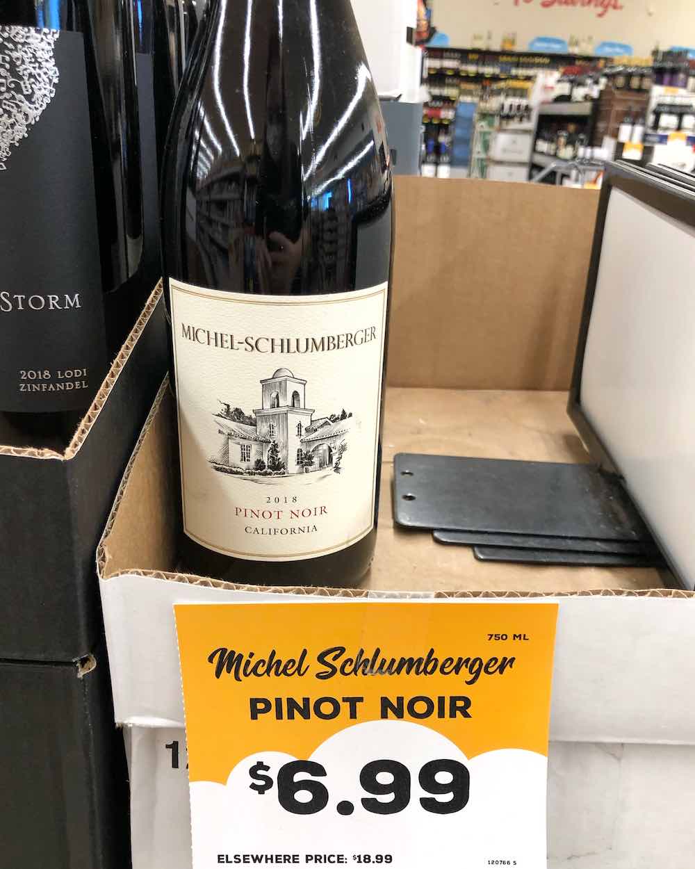 Grocery Outlet Wine - Michel Schlumberger 2018 California Pinot Noir