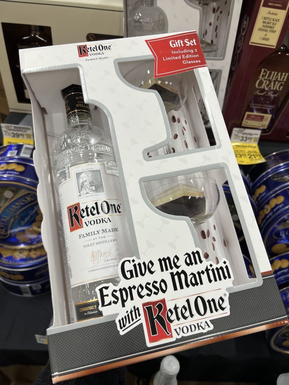 Best Holiday Alcohol Gift Sets - Ketel One Espresso Martini