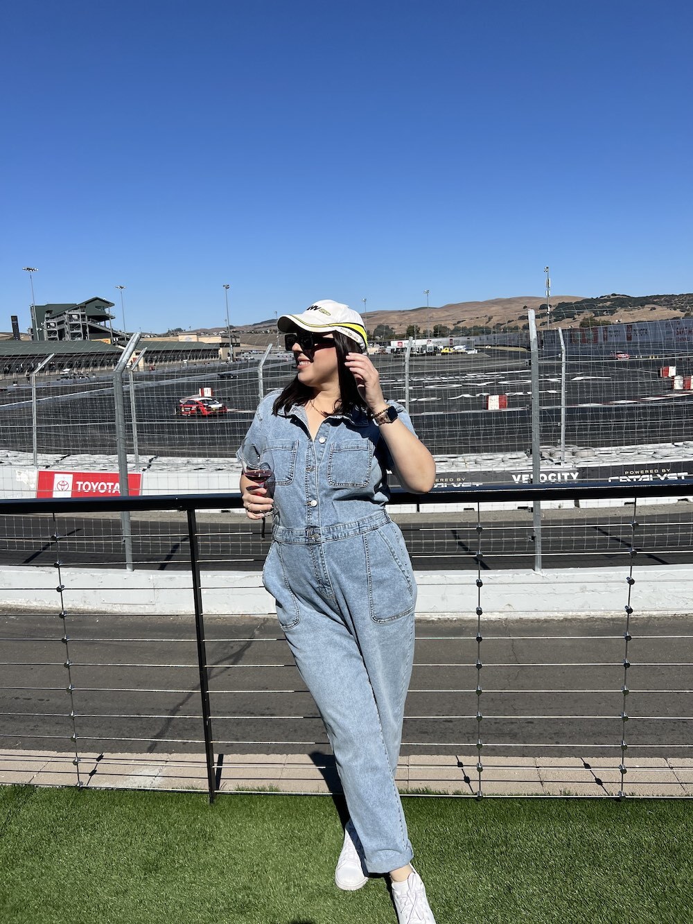 Stretch Denim Jumpsuit