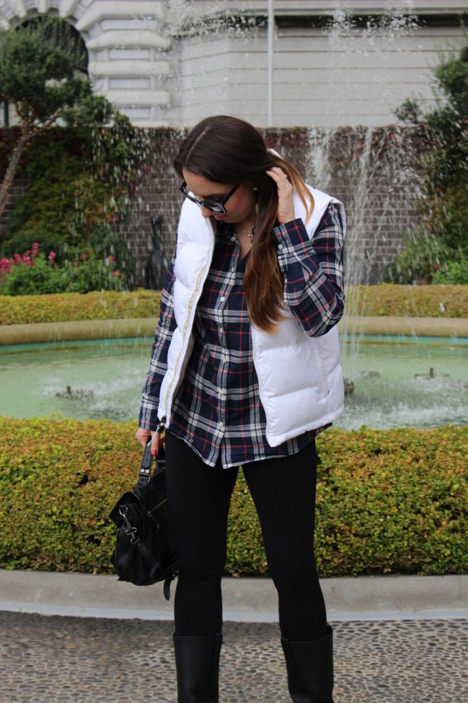 White Down Vest A San Francisco style & beauty blog