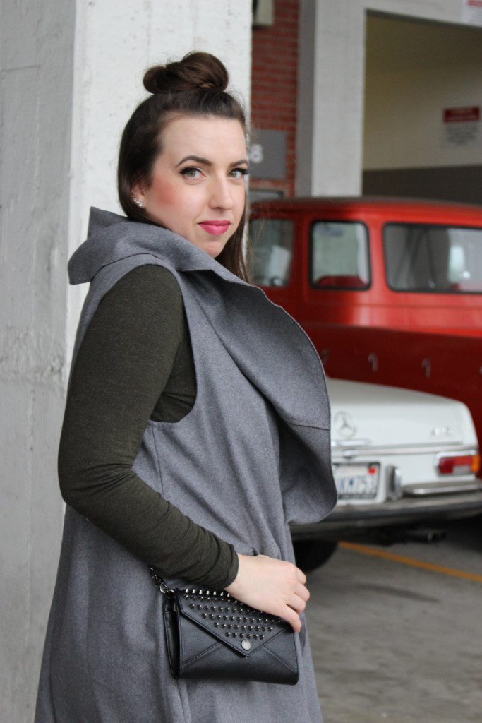 sleeveless duster coat