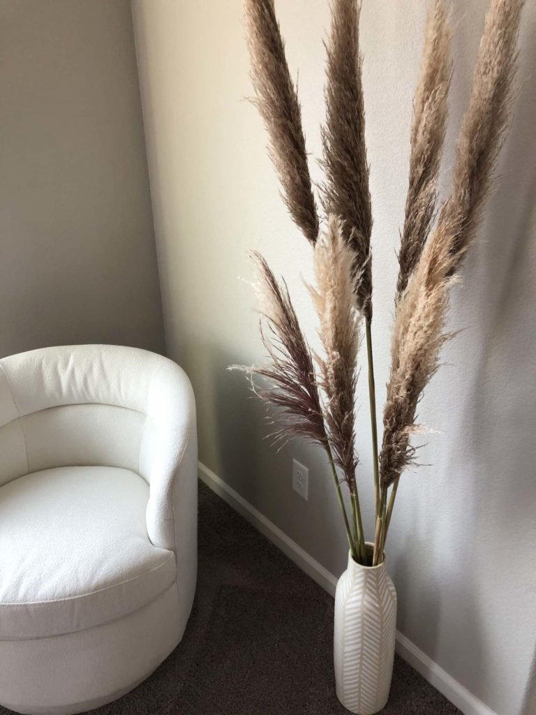 Pampas Grass as Home Decor