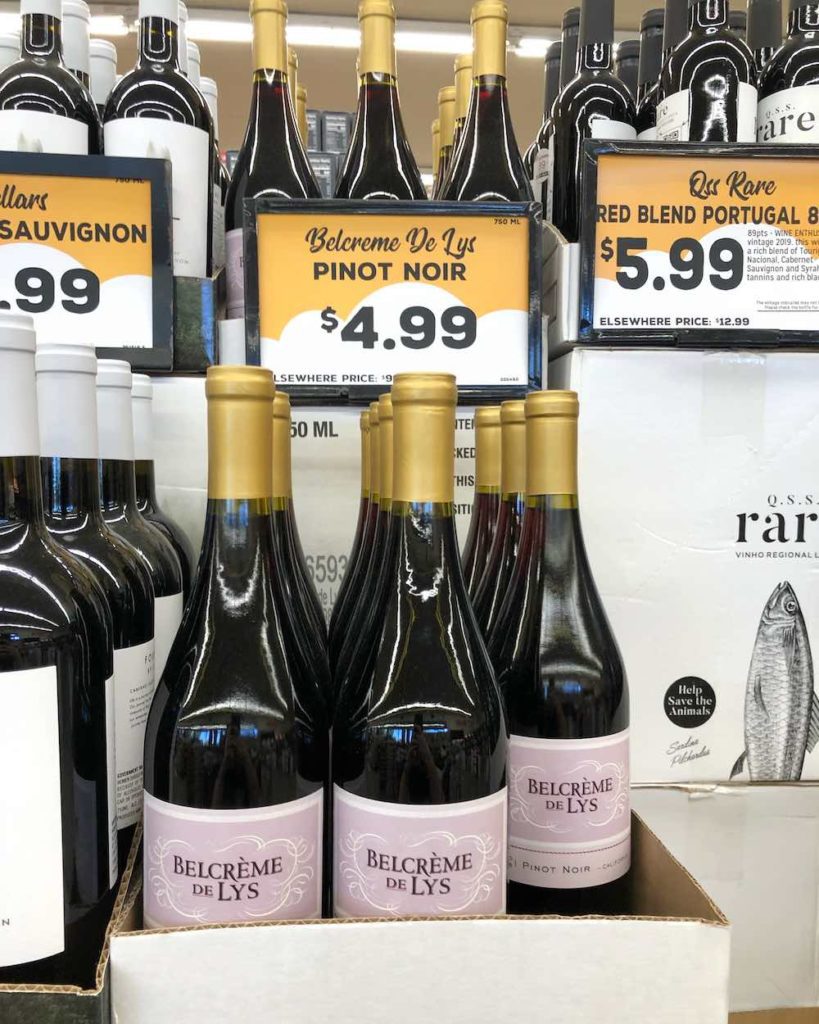 Grocery Outlet Wine - Belcrème De Lys 2018 California Pinot Noir